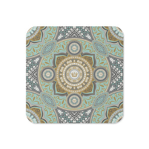 Thankful Sheep Harmony Coaster  Green