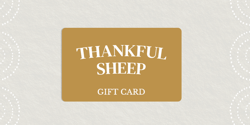 Thankful Sheep Gift Card