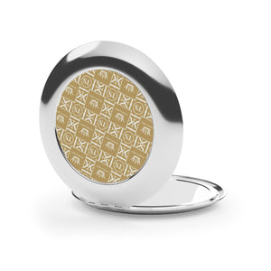 Thankful Sheep Icons Compact Mirror Gold/Gray