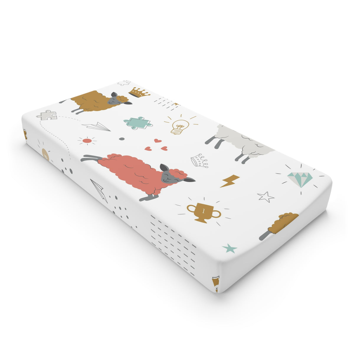 Thankful Sheep  Thanksful Baby Changing Pad Cover