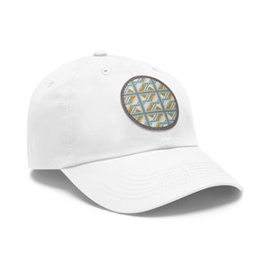 Thankful Sheep Bold Sheep Dad Hat With Round Patch   Gray/Light Gray/Blue/Gold