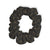 Thankful Sheep Circle Icons Scrunchie   Black/Gold