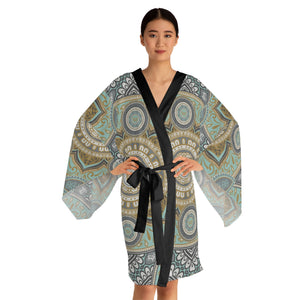 Thankful Sheep Harmony Robe   Green