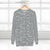 Thankful Sheep Sweatshirt in All Over Sheep Design  Gray/Light Gray