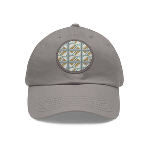 Thankful Sheep Bold Sheep Dad Hat With Round Patch   Gray/Light Gray/Blue/Gold