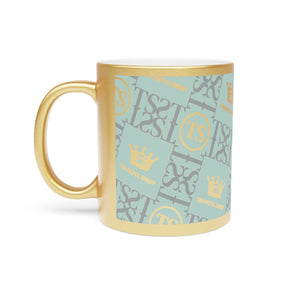 Thankful Sheep Icons Metallic Mug