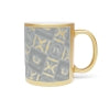 Thankful Sheep Icons Metallic Mug