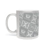 Thankful Sheep Icons Metallic Mug