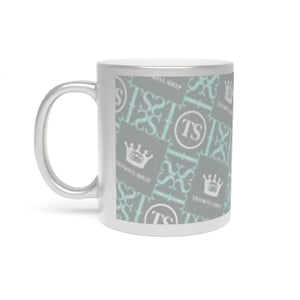 Thankful Sheep Icons Metallic Mug