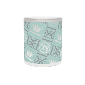 Thankful Sheep Icons Metallic Mug