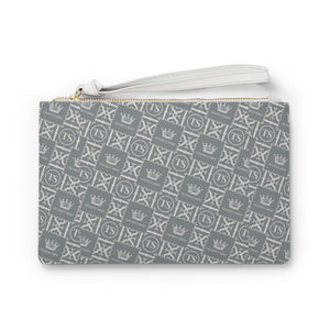 Thankful Sheep Icons Clutch   Gray/Light Gray