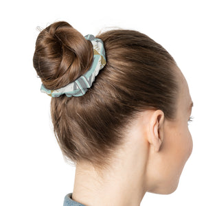 Thankful Sheep Bold Sheep Scrunchie  Gray