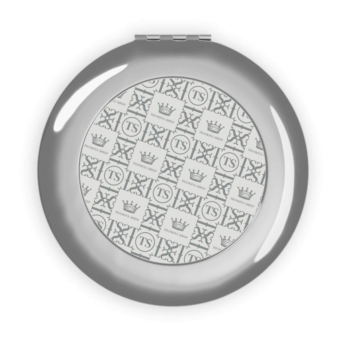 Thankful Sheep Icons Compact Mirror Light Gray/Gray