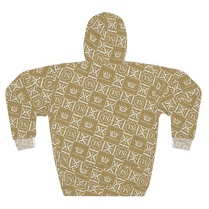 Thankful Sheep Icons Hoodie   Gold/Light Gold