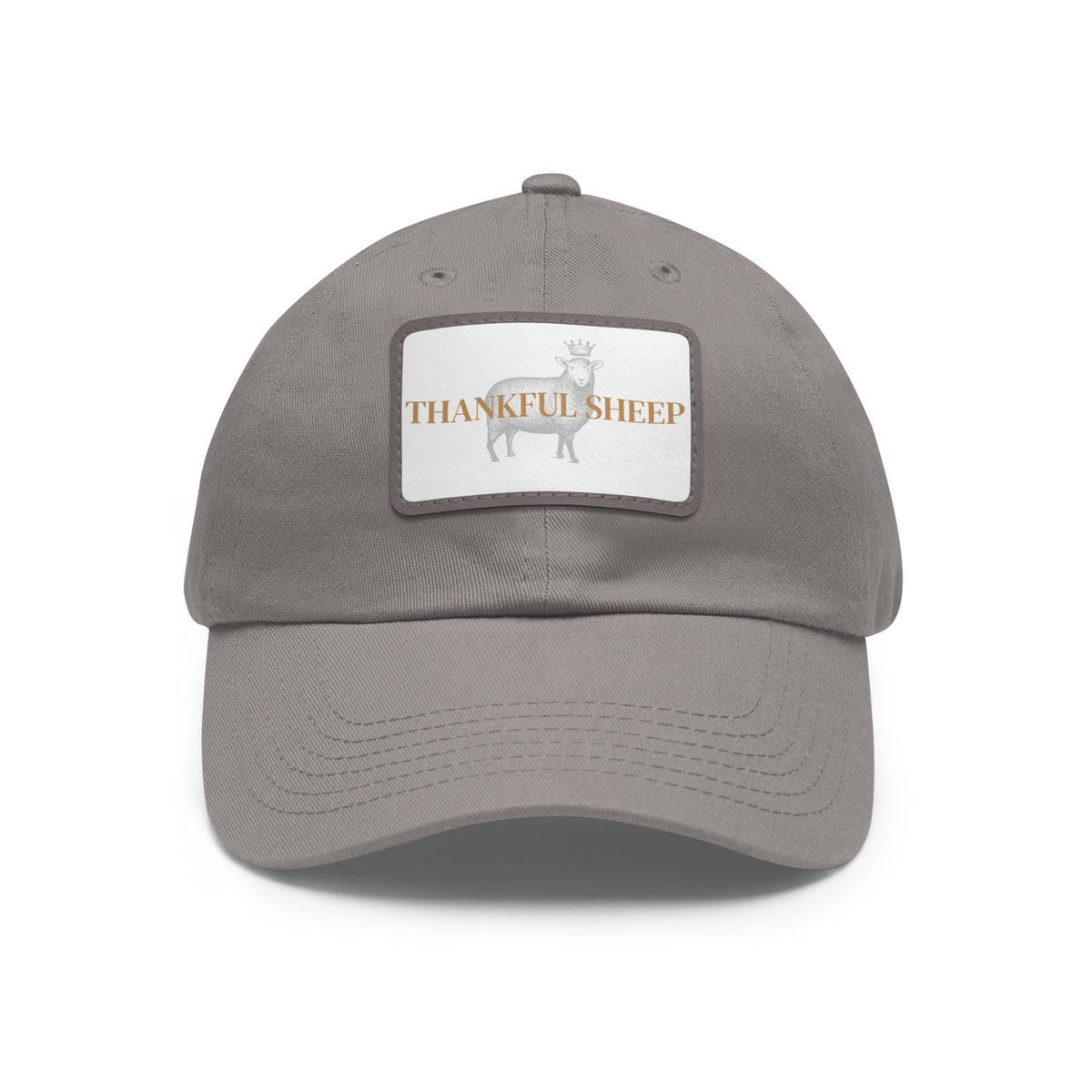 Thankful Sheep Gray Sheep Logo Dad Hat