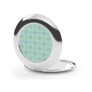 Thankful Sheep Circle Icons Compact Mirror Blue/Gold/Gray/Lt Gray