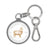 Thankful Sheep Message of Truth Keychain