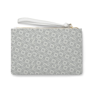 Thankful Sheep Icons Clutch   Gray/Light Gray