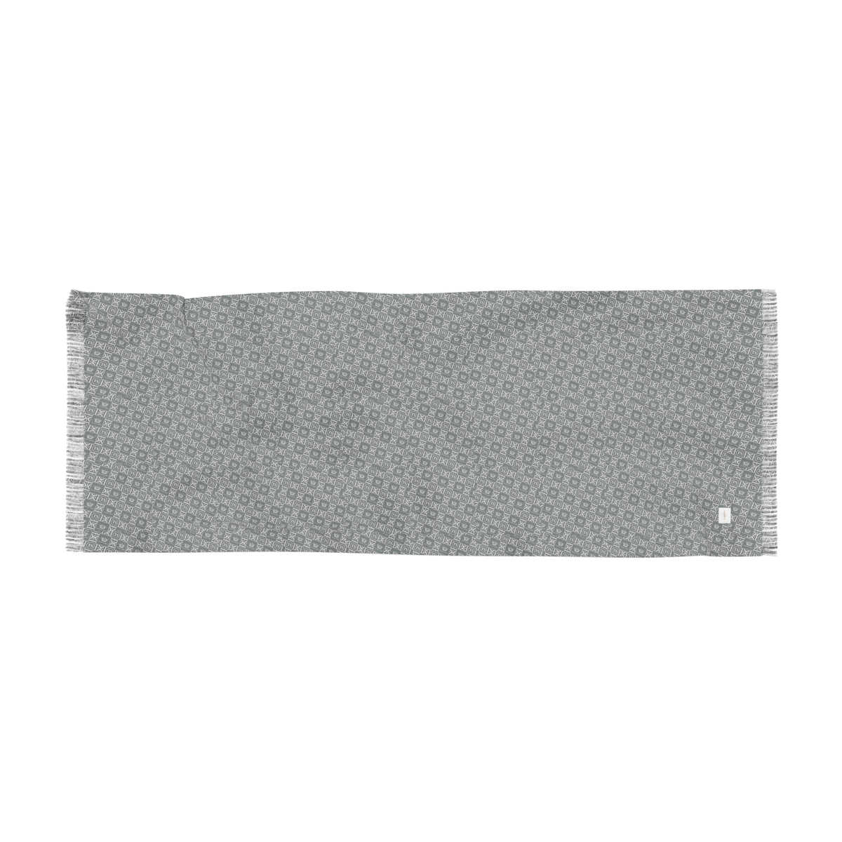 Thankful Sheep Icons Scarf  Gray/Light Gray