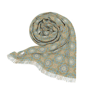 Thankful Sheep Harmony Scarf   Green