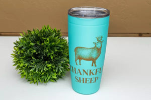 Thankful Sheep Logo Tumbler