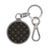 Thankful Sheep Circle Icons Keychain   Black/Gold