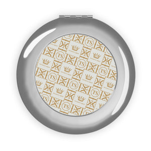 Thankful Sheep Icons Compact Mirror Light Gray/Gold