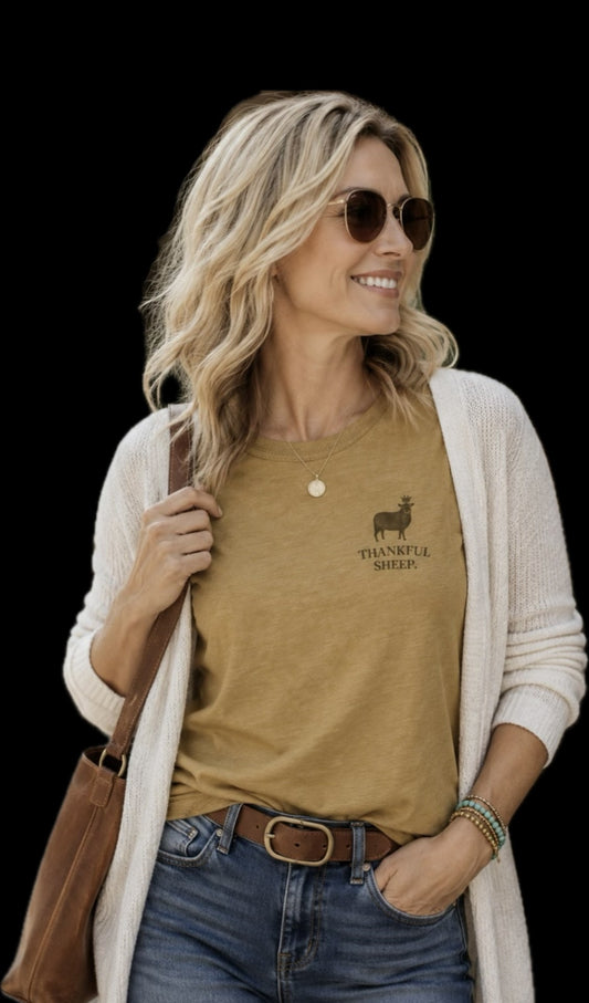 The Heritage Tee Old Gold