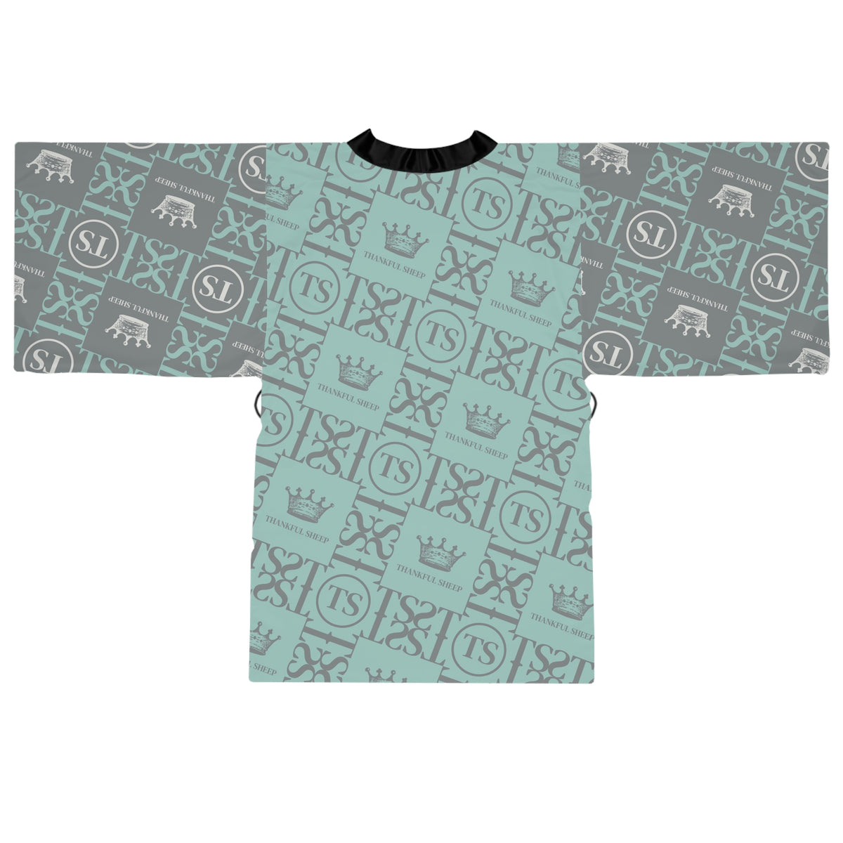 Thankful Sheep Icons Design Reversed  Gray/Blue/Light Gray