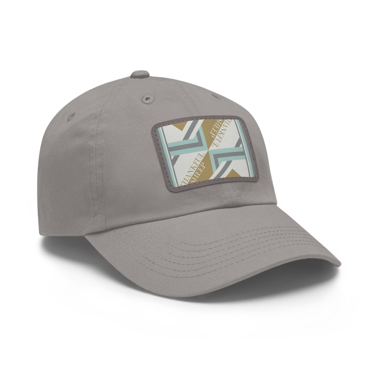 Thankful Sheep Bold Sheep Dad Hat Light Gray/Gold/Blue/Gray