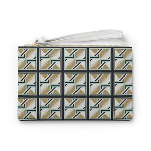 Thankful Sheep Bold Sheep Reversible Clutch  Gold/Blue/Light Gray/Black