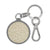 Thankful Sheep All Over Sheep Keychain Light Gray/Gold