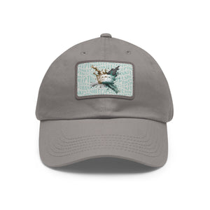 Thankful Sheep Painted Crown Dad Hat On All Over Sheep Light Gray/Blue