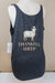 Thankful Sheep Tank Top Gray