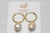 Thankful Sheep 925 Sterling Silver Freshwater Pearl Drop Earring