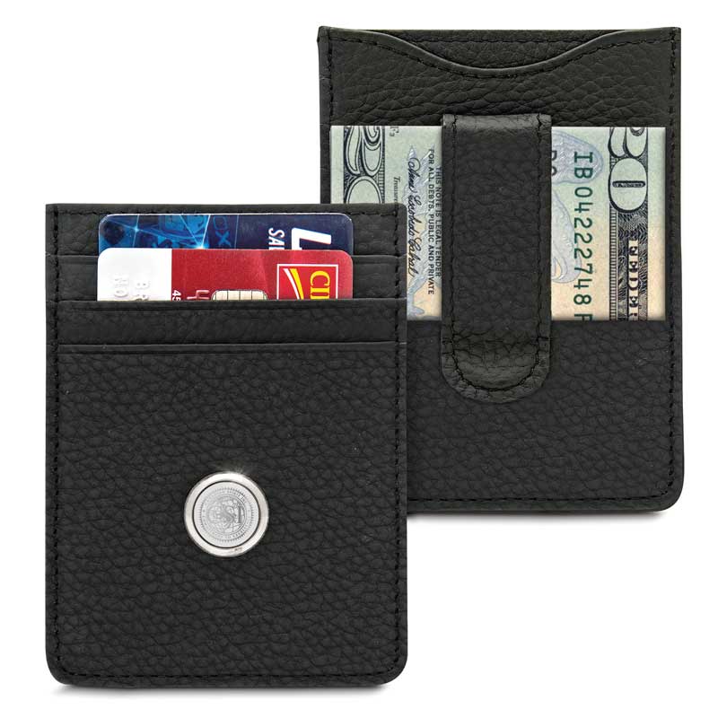 Thankful Sheep "Message of Truth" Medallion Leather Money Clip