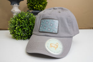 Thankful Sheep Icons Patch Dad Hat Gray/Blue/Light Gray