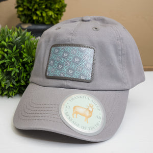 Thankful Sheep Icons Patch Dad Hat Gray/Blue/Light Gray