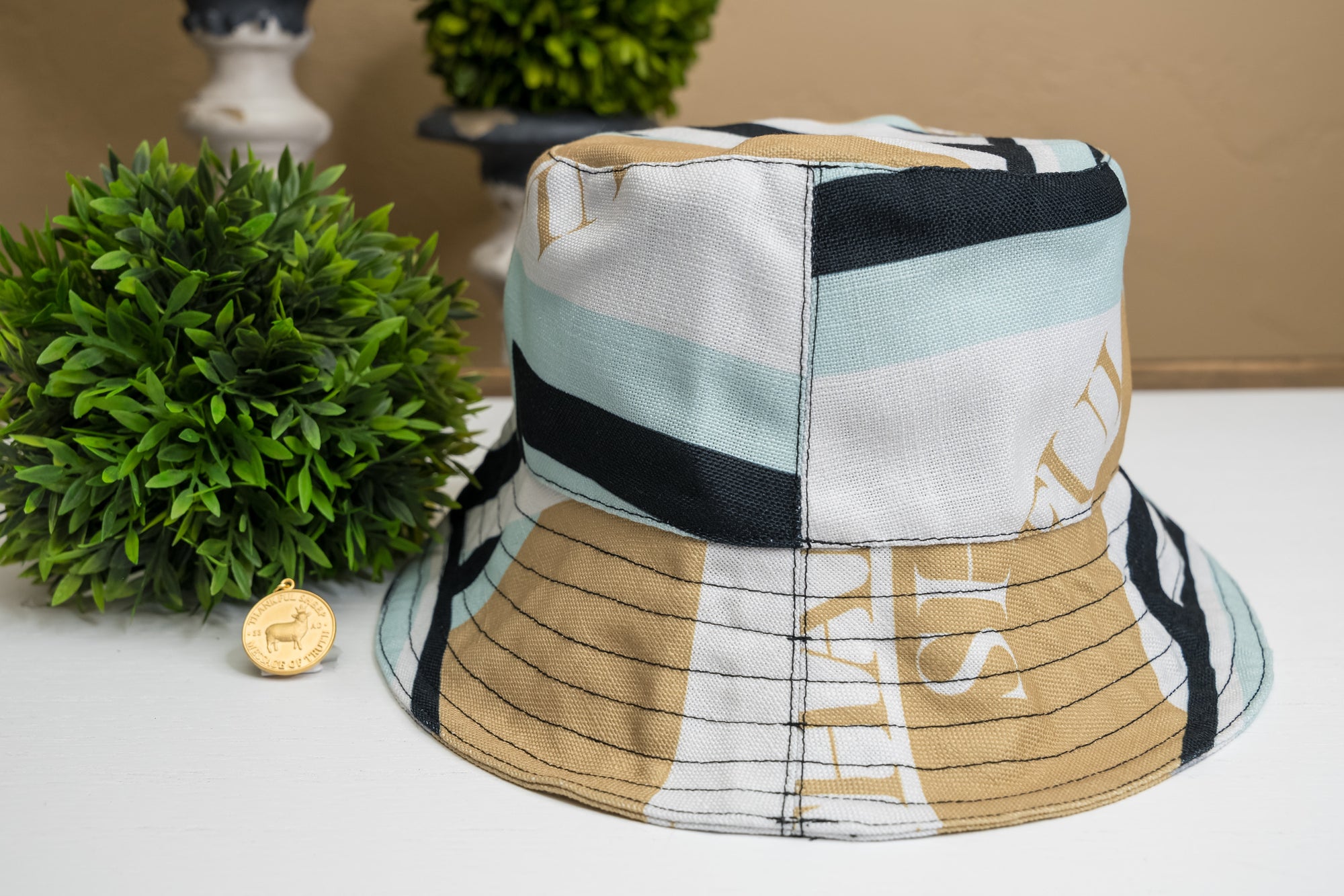 Thankful Sheep Bold Sheep Reversible Bucket Hat