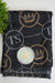 Thankful Sheep Circle Icons Scarf Black/Gold/Gray