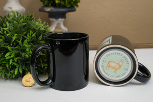 Thankful Sheep Bold Sheep Mug Tan