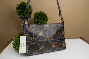 Thankful Sheep Circle Icons Crossbody Handbag.