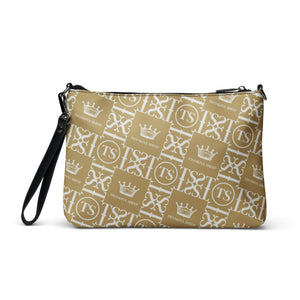 Thankful Sheep Icons Crossbody Handbag Gold