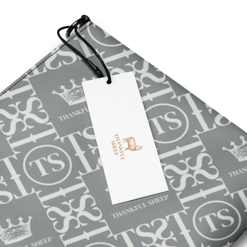 Thankful Sheep Icons Crossbody Handbag Grays