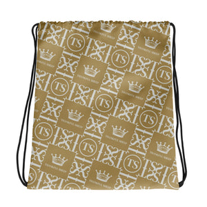 Thankful Sheep Icons Drawstring Backpack