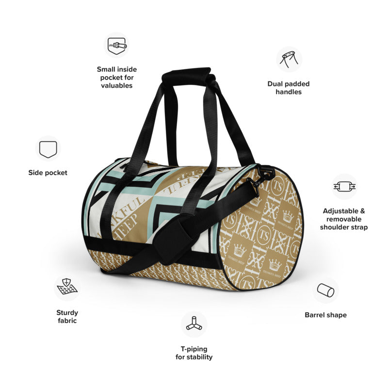 Thankful Sheep Bold Sheep Gym Bag