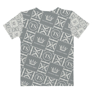 Thankful Sheep Icons Women's Short Sleeve T-Shirt Grays