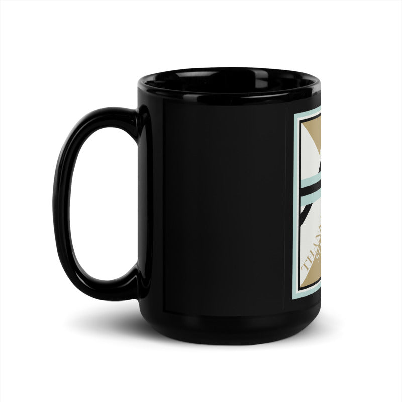 Thankful Sheep Bold Sheep Mug Black