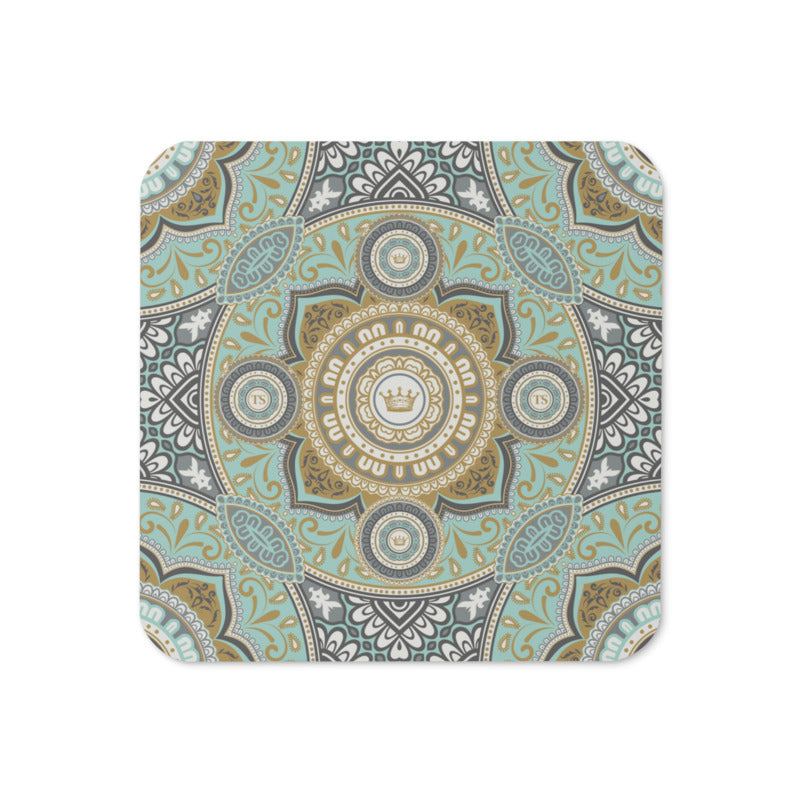 Thankful Sheep Harmony Coaster  Green