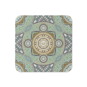 Thankful Sheep Harmony Coaster  Green